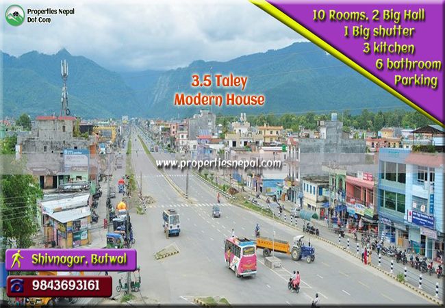 Featured3.5 Taley House For Sale In Shivnagar, Butwal, Nepal